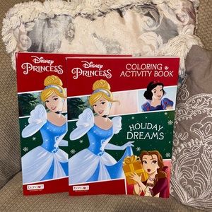 💚💛💙💜💖NWT Disney Princess Jumbo Coloring & Activity Books